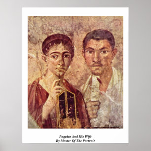 Affiches Paquius Et Sa Femme Par Maître Du Portrait