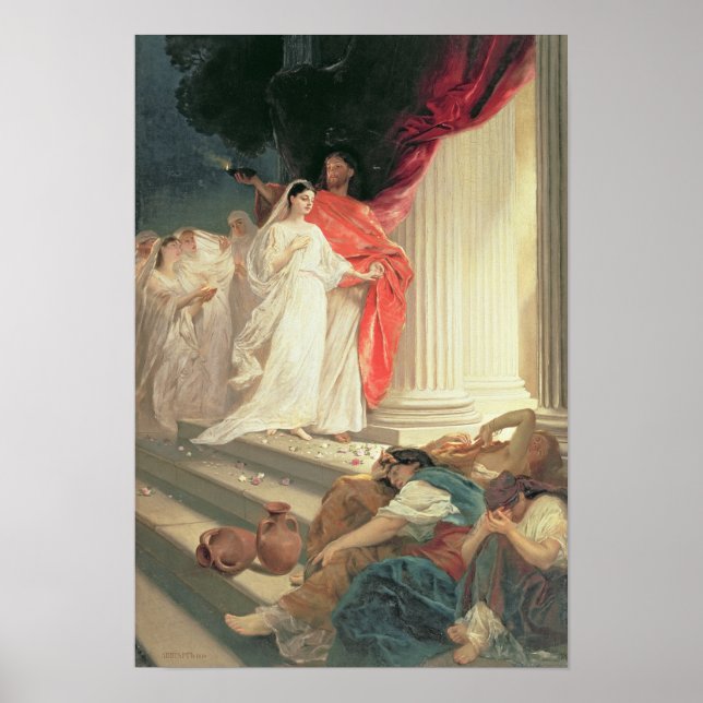 Affiches Parabole des Vierges sages et stupides, 1886 (Devant)