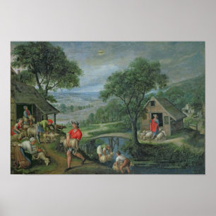 Affiches Parabole du bon berger, c.1580-90