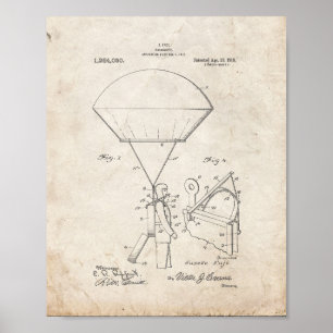 Affiches Parachute Patent - Old Look