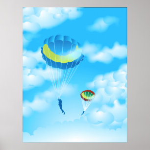 Affiches Parachuting