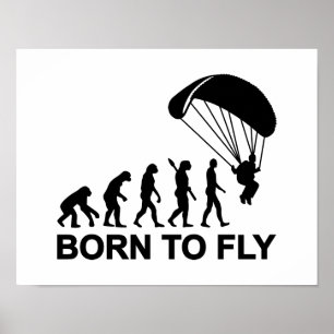 Affiches Parachutisme d'évolution soutenu pour voler