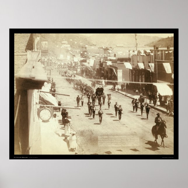 Affiches Parade Célébrant Deadwood Gold Silver SD 1888 (Devant)