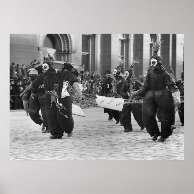 Affiches Parade des mommers, Philadelphie, 1909 (Devant)