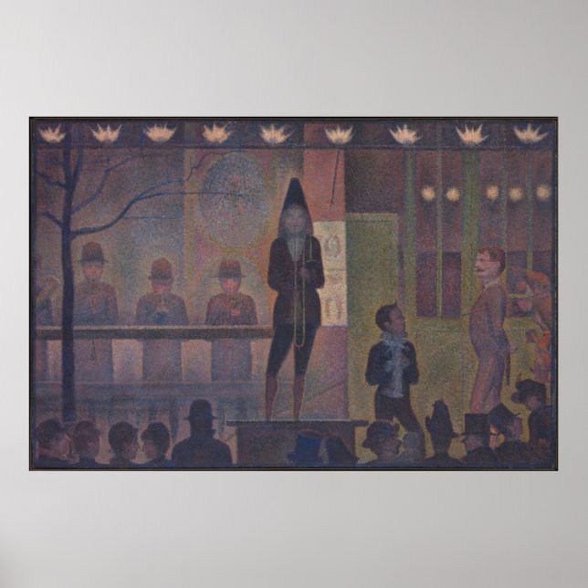 Affiches Parade du Cirque par Georges Seurat (Devant)