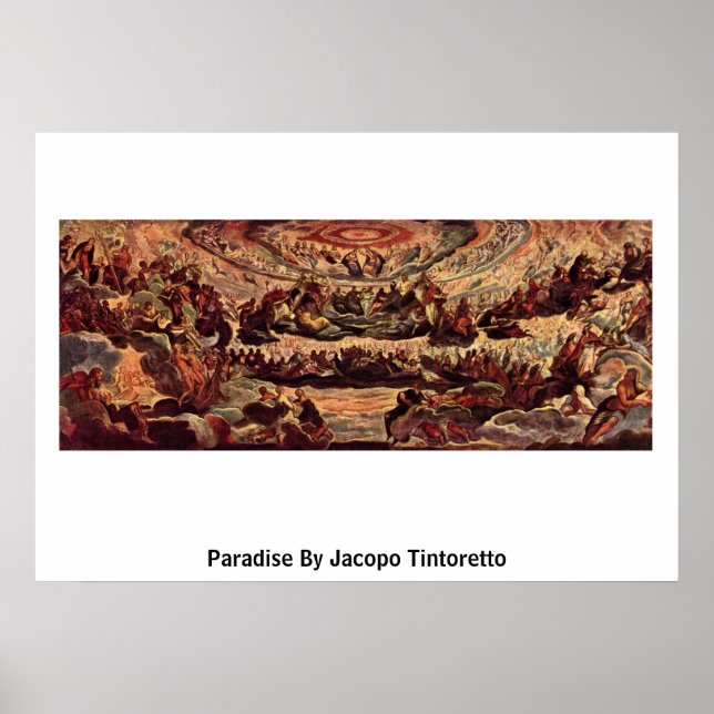 Affiches Paradis De Jacopo Tintoretto (Devant)