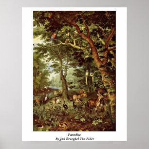 Affiches Paradis De Jan Brueghel L'Ancien