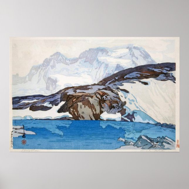 Affiches Parc d'attractions, Breithorn Yoshi, Woodcut (Devant)