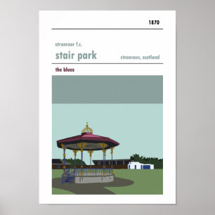 Affiches Parc d'escalier, Stranraer. Copie de stade