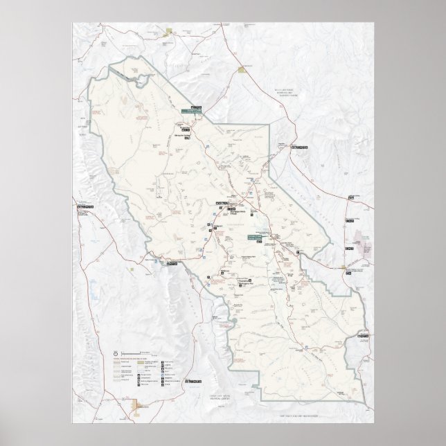 Affiches Parc national de Death Valley (Devant)