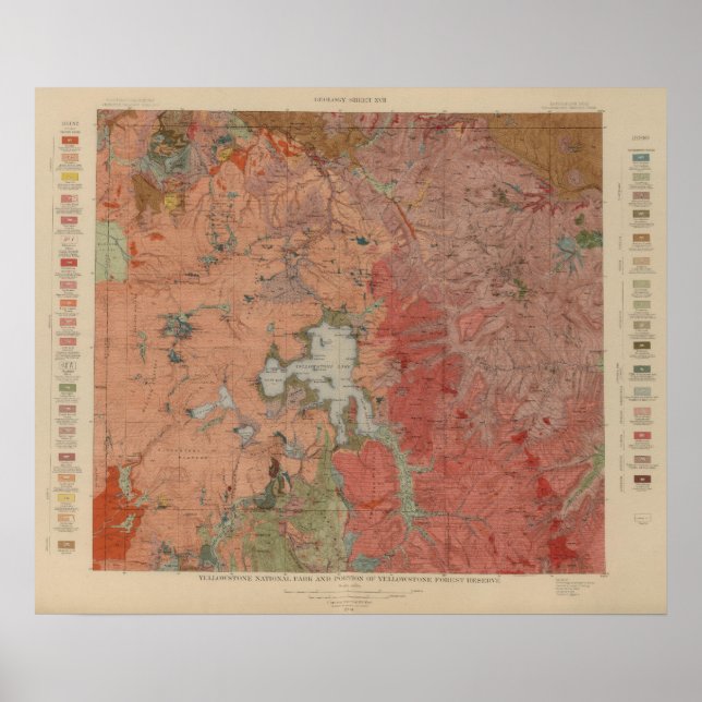 Affiches Parc national de Yellowstone (Devant)
