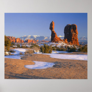 Affiches PARC NATIONAL DES ARCHES, UTAH. États-Unis. Balanc