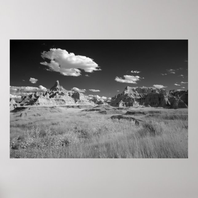 Affiches Parc national des Badlands (Devant)