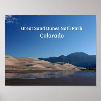 Affiches Parc national des Dunes de sable, CO
