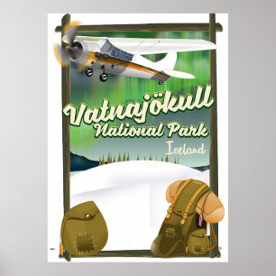 Affiches Parc national du Vatnajökull Islande
