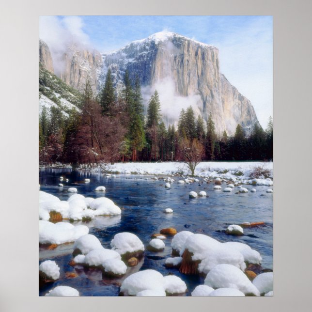 Affiches Parc national Yosemite d'hiver (Devant)