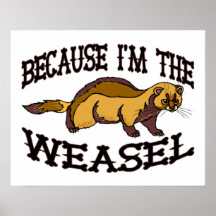 Affiches Parce que je suis The Weasel