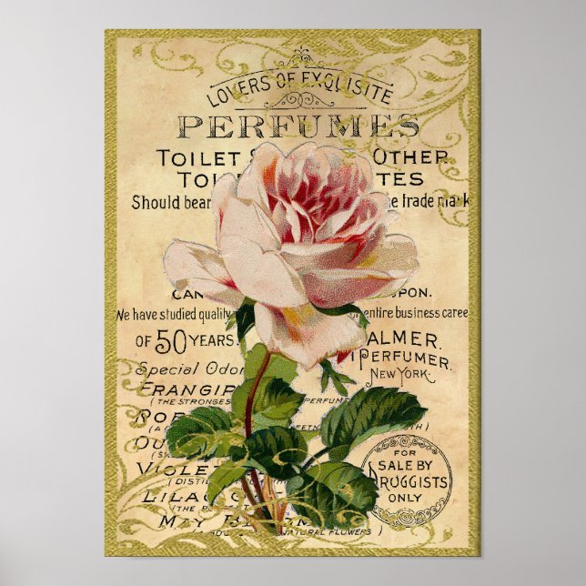 Affiches Parfum de roses antiques (Devant)