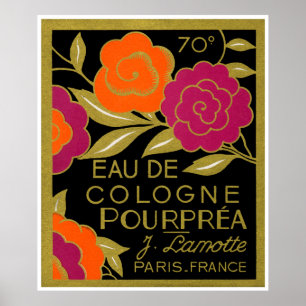 Affiches Parfum Eau de Cologne 1920