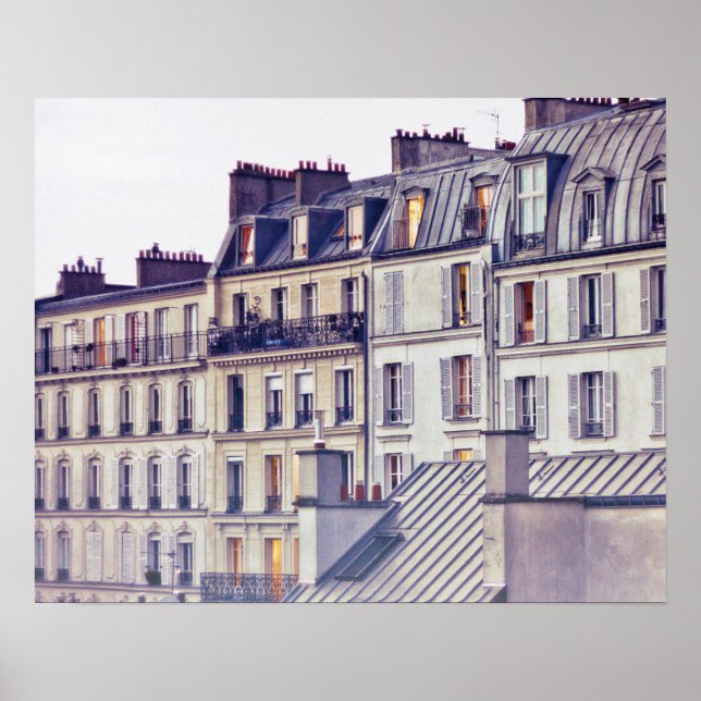 Affiches Paris Architecture | Roof Top Building (Devant)
