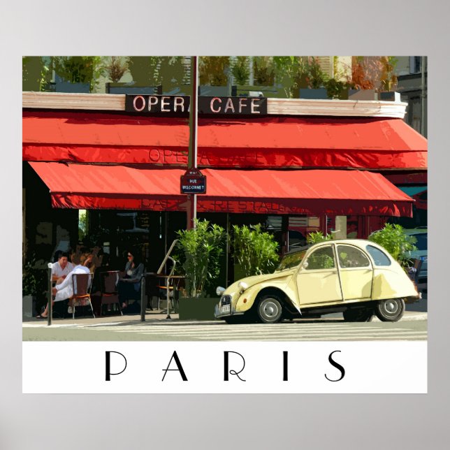 Affiches Paris Cafe (Devant)