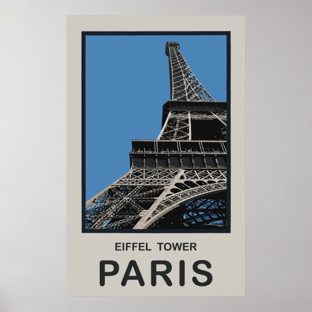 Affiches Paris Eiffel Tower (Devant)