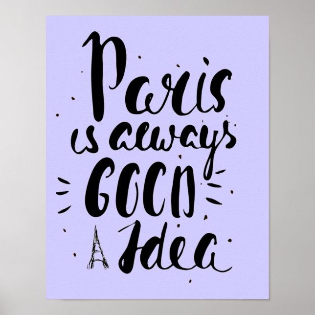Affiches Paris Est Toujours Une Bonne Idée (Devant)