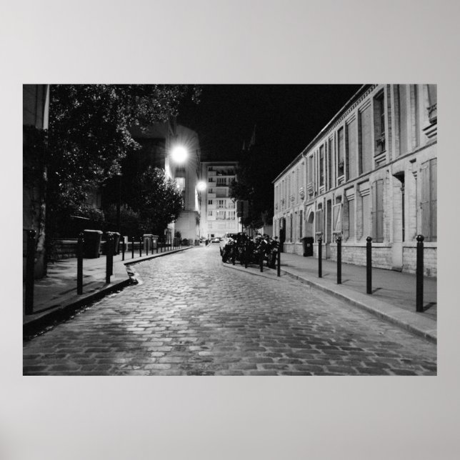 Affiches Paris la nuit (Devant)