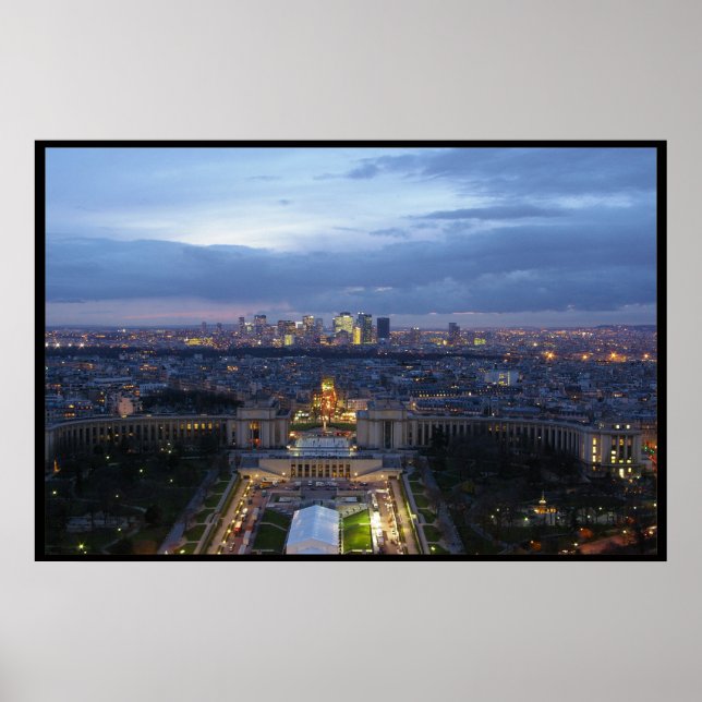 Affiches Paris la nuit (Devant)