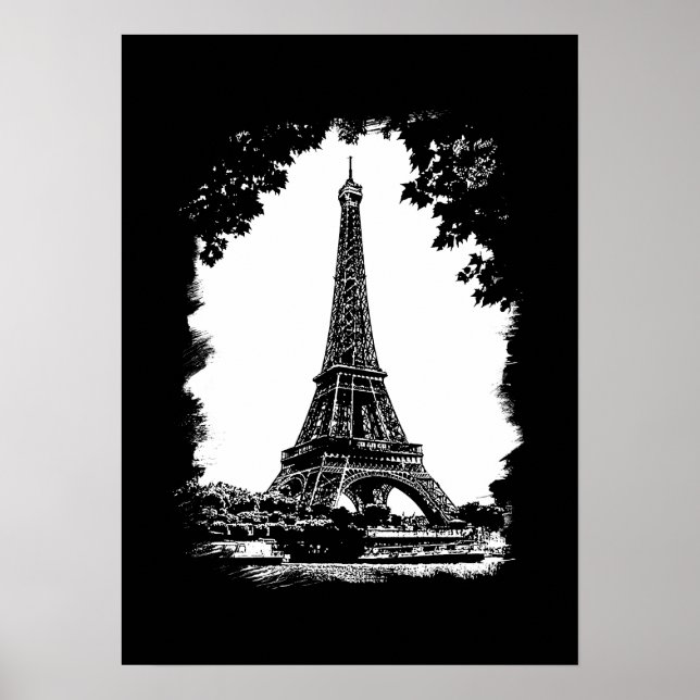 Affiches Paris, L'affiche de la tour Eiffel (Devant)
