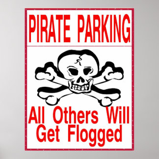 Affiches Parking privé uniquement