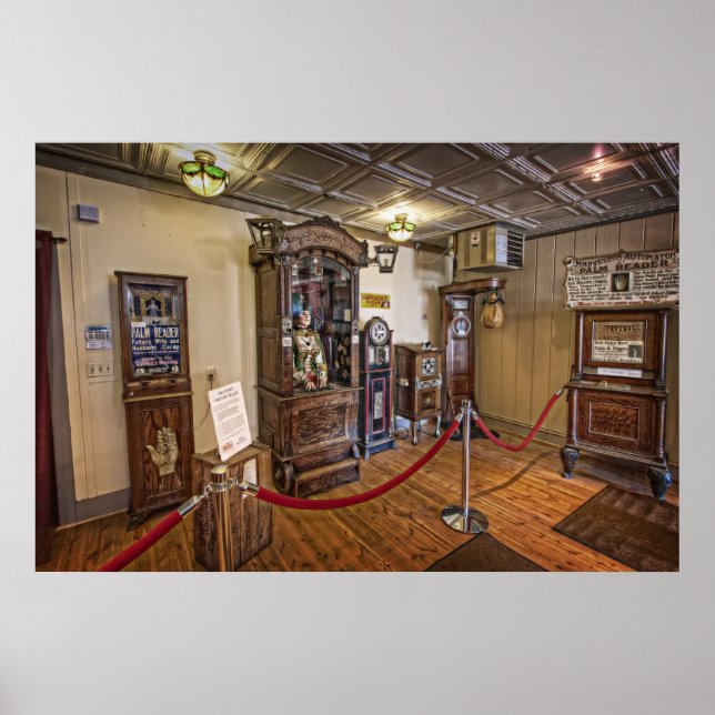 Affiches PARLER DE FORTUNE TELLER PENNY ARCADE JEU c. 1900 (Devant)