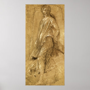 Affiches Parnasse, Muse dansante par Andrea Mantegna