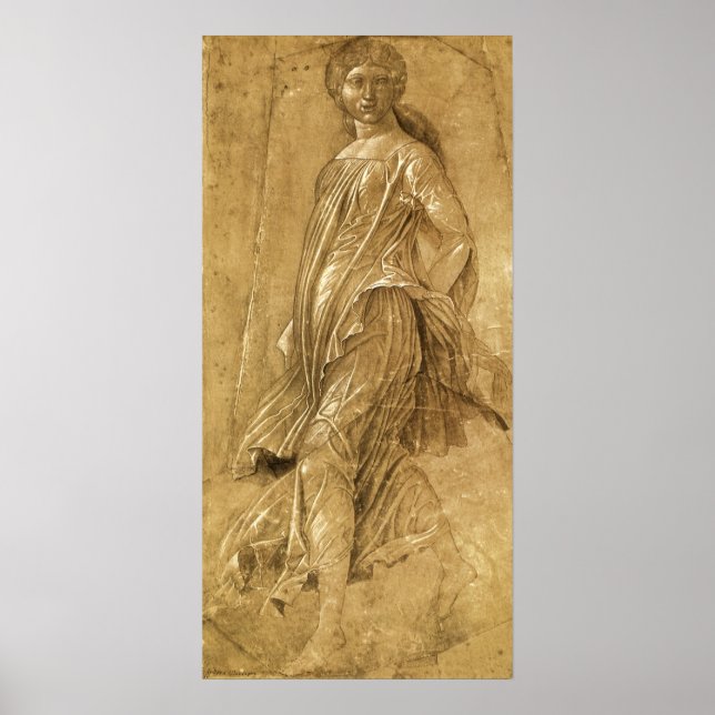 Affiches Parnassus, Muse dansante par Andrea Mantegna (Devant)