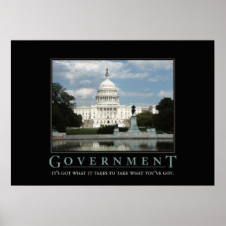 Affiches Parodie motivée par le gouvernement Imprimer
