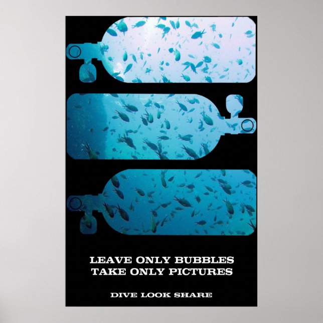 Affiches partager l'aspect de plongée (Devant)