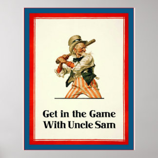 Affiches Participez au jeu avec Oncle Sam ~ Vintage World W