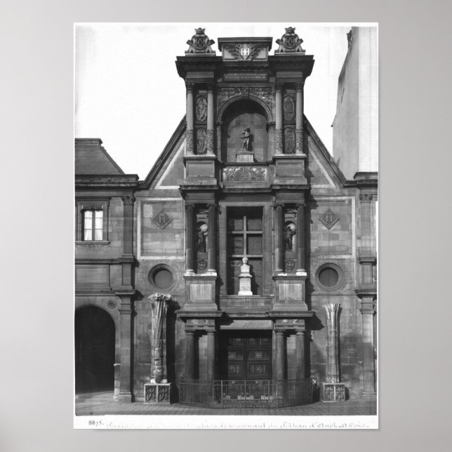 Affiches Partie centrale de la façade principale � (Devant)