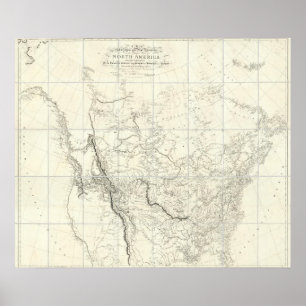 Affiches Partie intérieure de l'Amérique du Nord