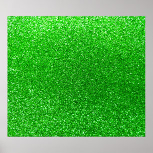 Affiches Parties scintillantes de vert de chaux
