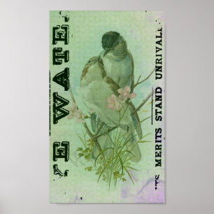 Affiches Paruline Vintage