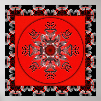 Affiches Pas de crainte MandalaGram