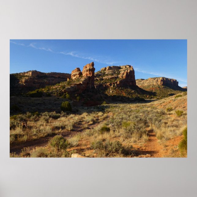 Affiches Pas de Thoroughfare Canyon Colorado Monument Natio (Devant)