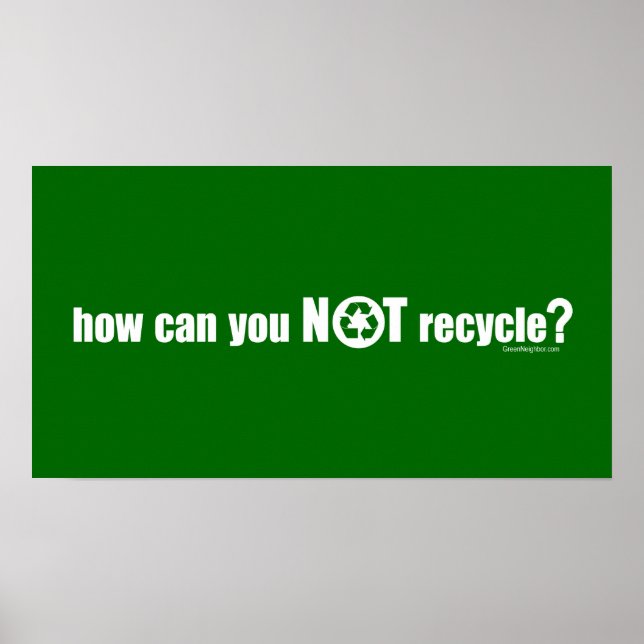 Affiches Pas recycler ? (Devant)
