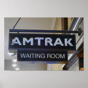 Affiches Passenger Train Waiting Room