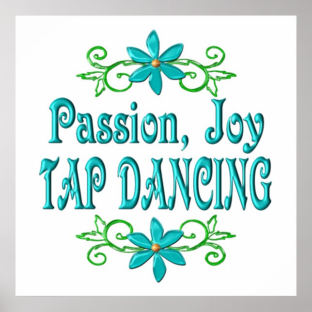 Affiches Passion Joie Tap Dancing (Devant)