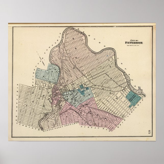 Affiches Paterson, New Jersey (Devant)