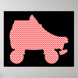Affiches patin de rouleau