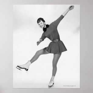 Affiches Patinage artistique de femme