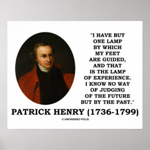 Affiches Patrick Henry Lamp De L'Expérience Jugement De L'A